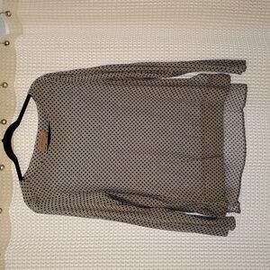 Philosophy Republic  Light Blue Polka Dot Long Sleeve Top Size XL